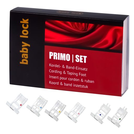 Set Primo Insert pour cordon et ruban - Baby Lock P6