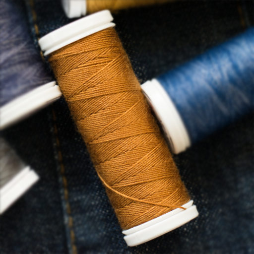 Fil à Coudre Jean Extra Fort Lialina - Lot De 2 Bobines 150m N°36 - Certifié Oeko-Tex - 6 Couleurs Disponibles
