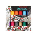 Coffret Ackermann 12 Bobines de Fil à Broder (12 x 260m) - Épaisseur 40