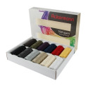 Coffret de 12 bobines de fils à coudre Ackermann - universal - 1000m - made in europe