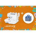 Surjeteuse Brother Airflow 3000 (Enfilage à air) + Sac de rangement offert | Garantie 3 ans | En stock !
