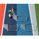 Set de 3 loupes elna - Janome grossissement x20 x40 x60 pour Janome s3, s5, s7, 8200, 8900, 9400, 9450, elna 530, 550, 560, 570, 580, 680, 710, 730, 760, 770, 780