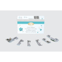 Kit 6 pieds A-6EU pour surjeteuse baby lock