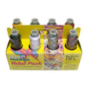 8 Cônes de fils à Broder 2000 m MADEIRA Polyneon Value Pack