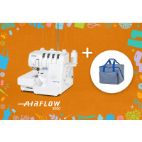 Surjeteuse Brother Airflow 3000 (Enfilage à air) + Sac de rangement offert | Garantie 3 ans | En stock ! 