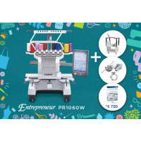 Brother PR1060W : Machine à broder dix aiguilles + Table de Rangement Offerte + KIT CASQUETTE OFFERT | Garantie 3 ans | En stock !
