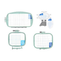 Set de 4 cadres à broder pour Brother PE100 - PE150 - PE170D - PE180d - PE190D - PE200 - BERNINA DECO 500 - 600