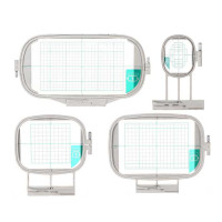 Set de 4 cadres à broder pour Brother galaxie 3100 / 3100D / 3000 / 3000D / ULT-2001 / ULT-2002D / ULT-2003D