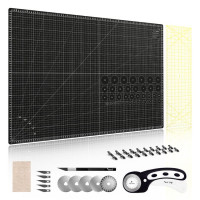 Texi Craft Black : Kit de découpe avec un tapis de 90 x 60 cm
