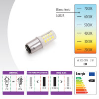 AMPOULE LED B15D 17 X 45 mm
