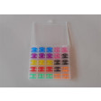Boîte de rangement en pvc souple avec 25 canettes multicolores
