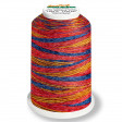 Cône de fil mousse Madeira Aeroflock Multicolor 1000 m - 8 coloris au choix
