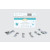Kit 6 pieds A-6EU pour surjeteuse baby lock