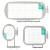 Set de 3 cadres à broder pour Brother M340ED, M380D, M240ED, M280D, NV900, 950, 955