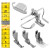 Set de Pieds de Biche pour machine artisanale avec Transport par griffe et aiguille