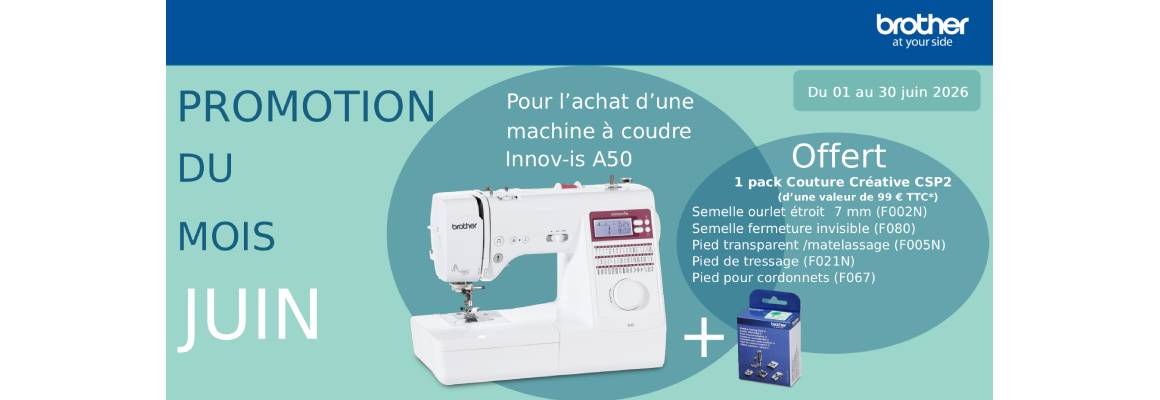 PROMO BROTHER A50 JUSQU'AU 30 JUIN