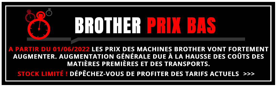 Brother : augmentation des tarifs Brother au 01/06/2022
