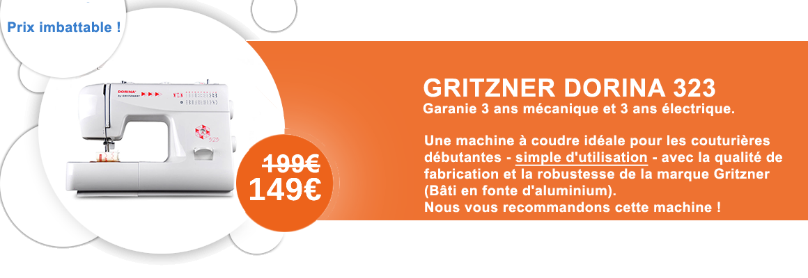 Machine à coudre Gritzner Dorina 323